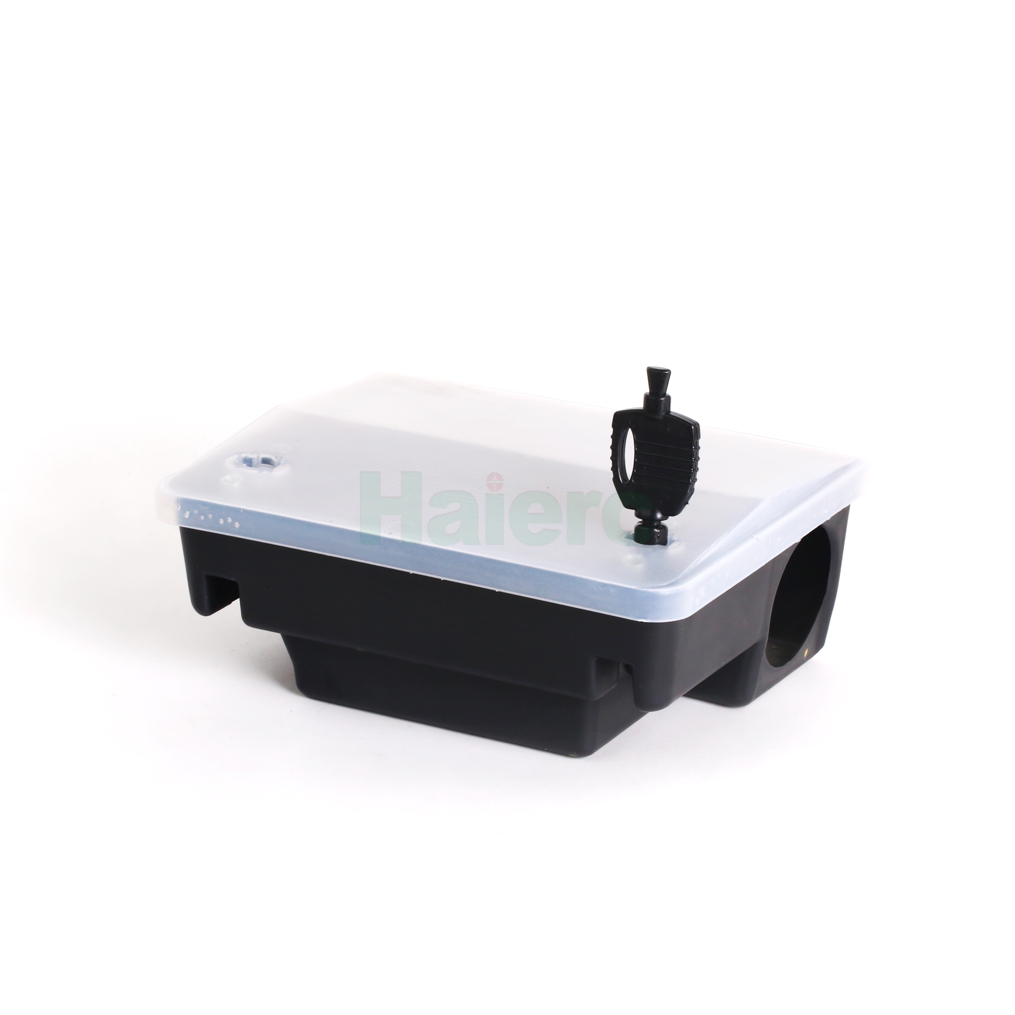 >Haierc Outdoor Transparent Lid Heavy Duty Plastic Tamper Resistant Rat Bait Station Box with Key HC2101